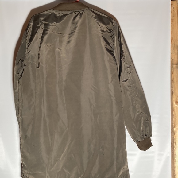 Boohoo grandpa Man Dadcare Normal Zipper Up Wind Breaker Jacket y2k coat - Picture 9 of 16